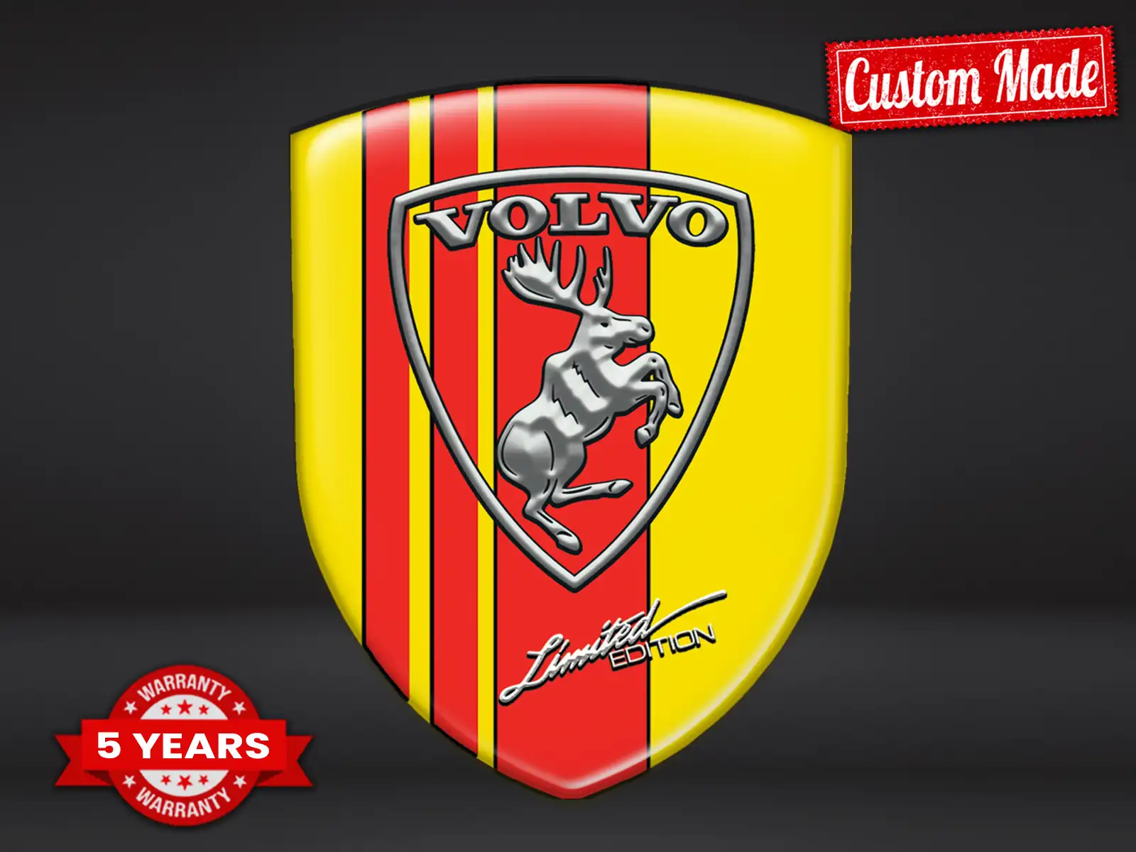 Volvo Pegatina Puerta Automática Resistente Limitada Alta Calidad